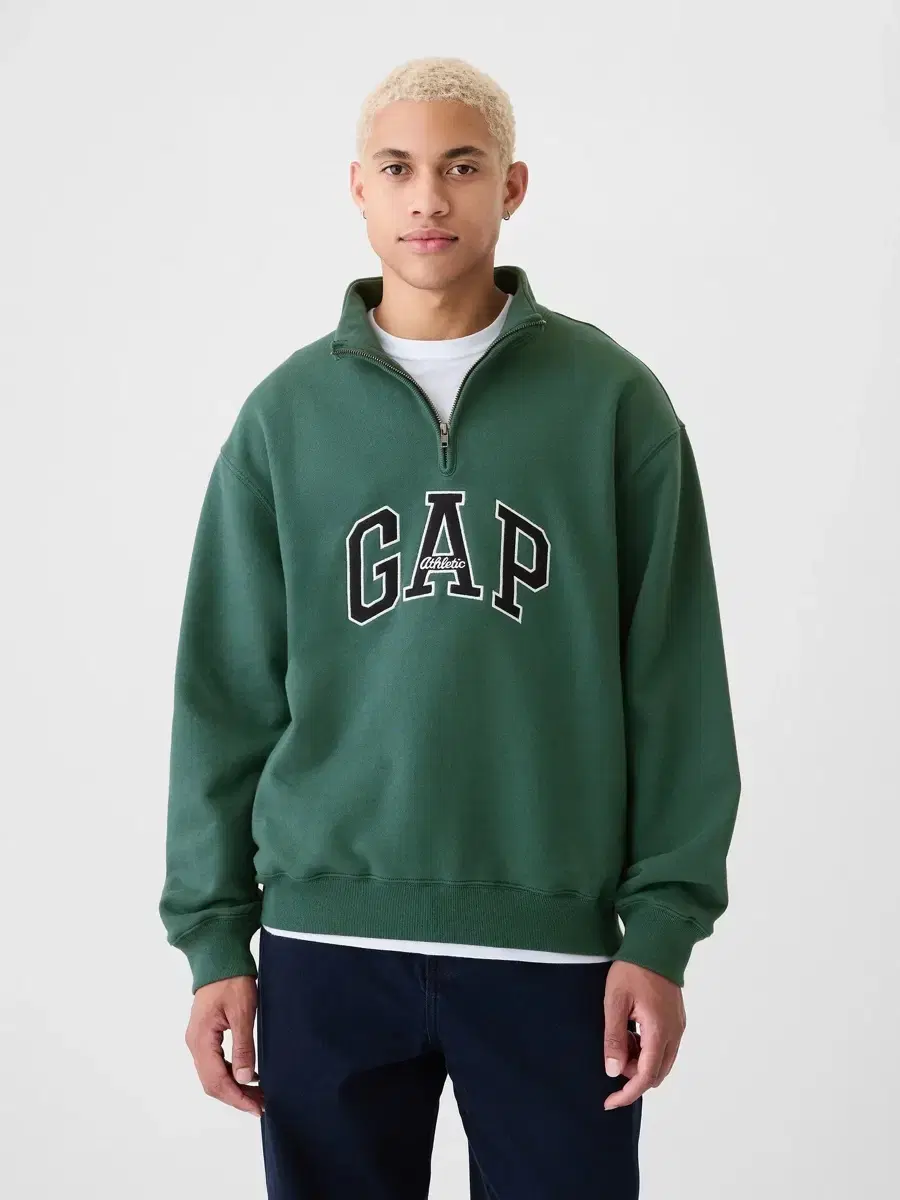 GAP heavyweight pullover 갭 하프집업 풀오버